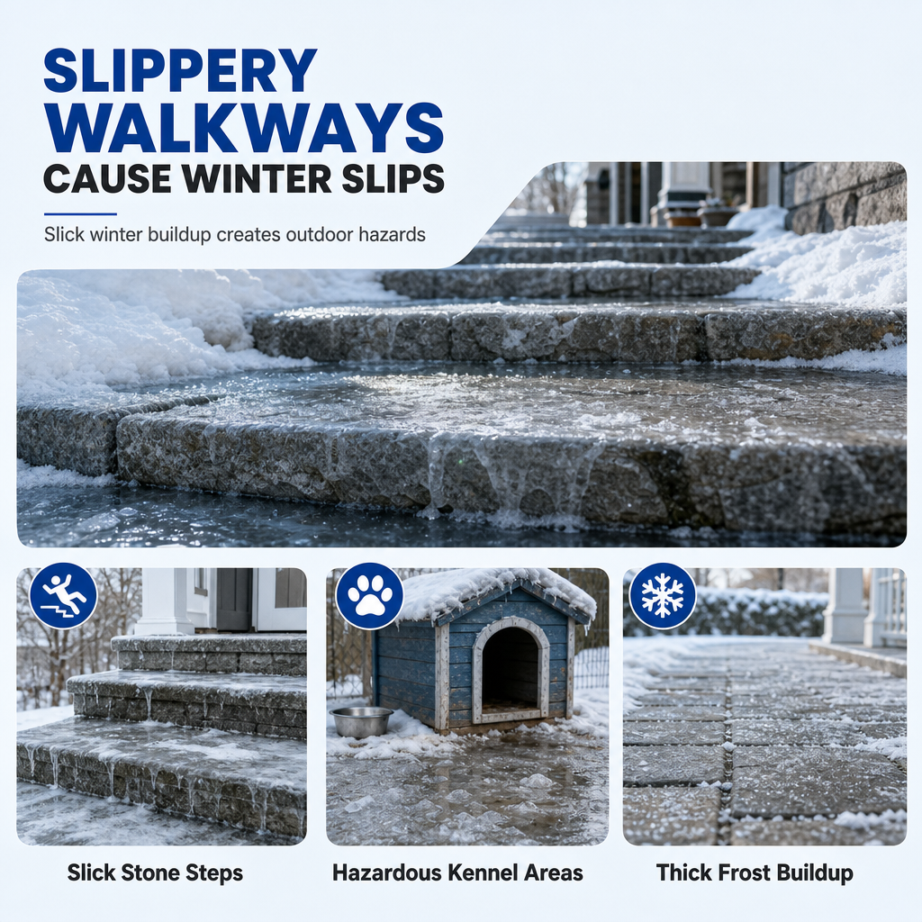 Outdoor Ice and Snow Melting Spray– pet-safe